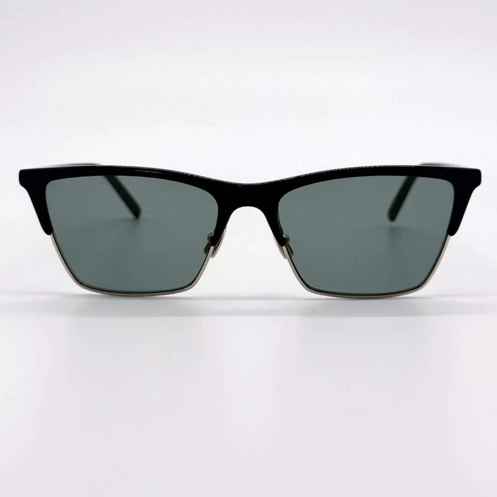 NEW SAINT LAURENT SL767 001 BLACK GREEN SUNGLASSES SAINT LAURENT SL 767 - Picture 4 of 12